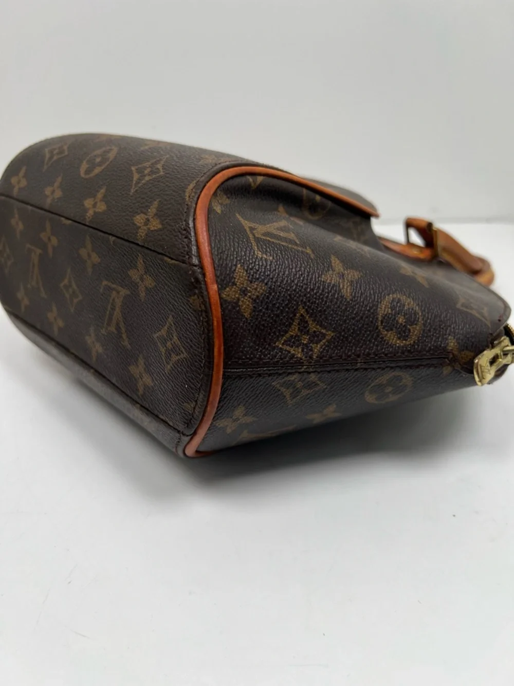 Louis Vuitton Ellipse Satchel PM Brown Leather/Canvas